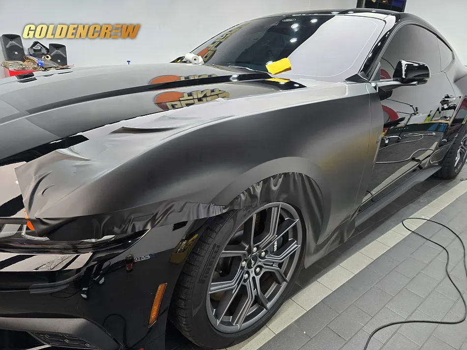 Ford MustangのPPF施工事例 施工写真 1-2