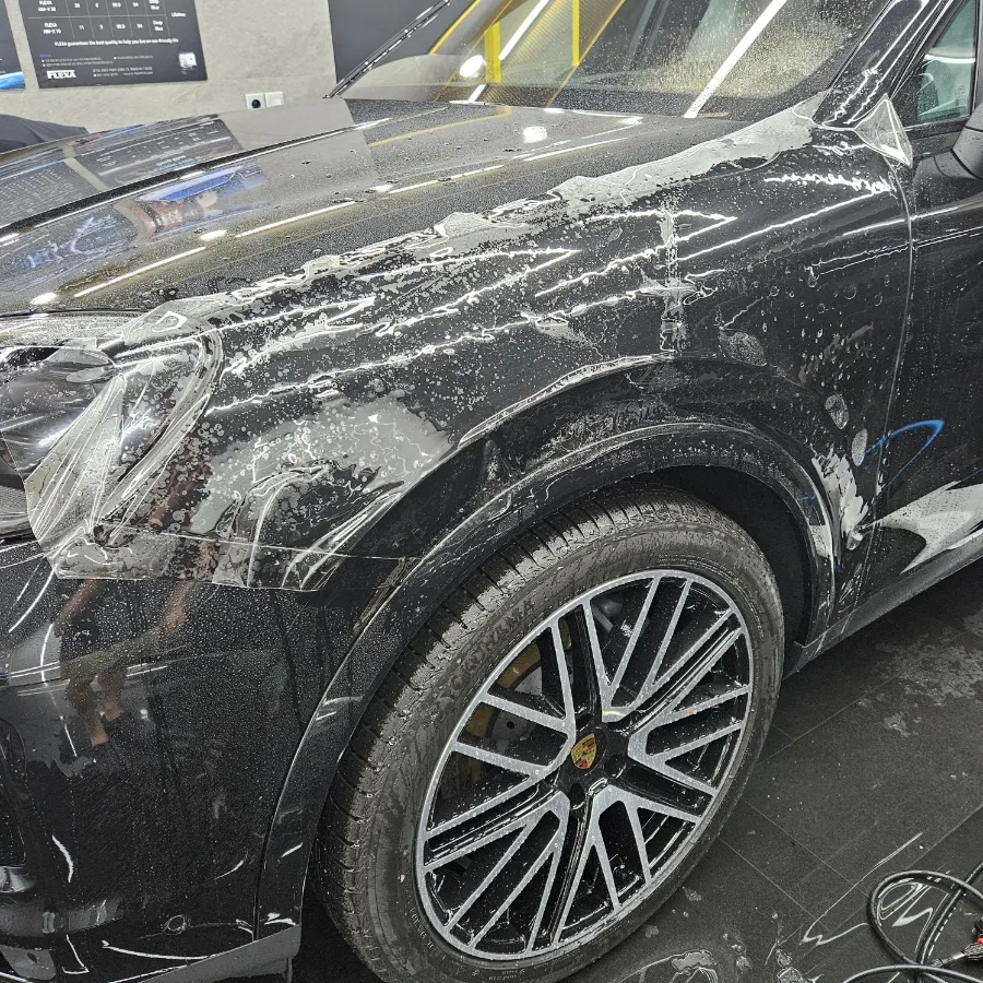 Porsche Cayenne E3のPPF施工事例｜費用目安・仕上がり 施工写真 5-1