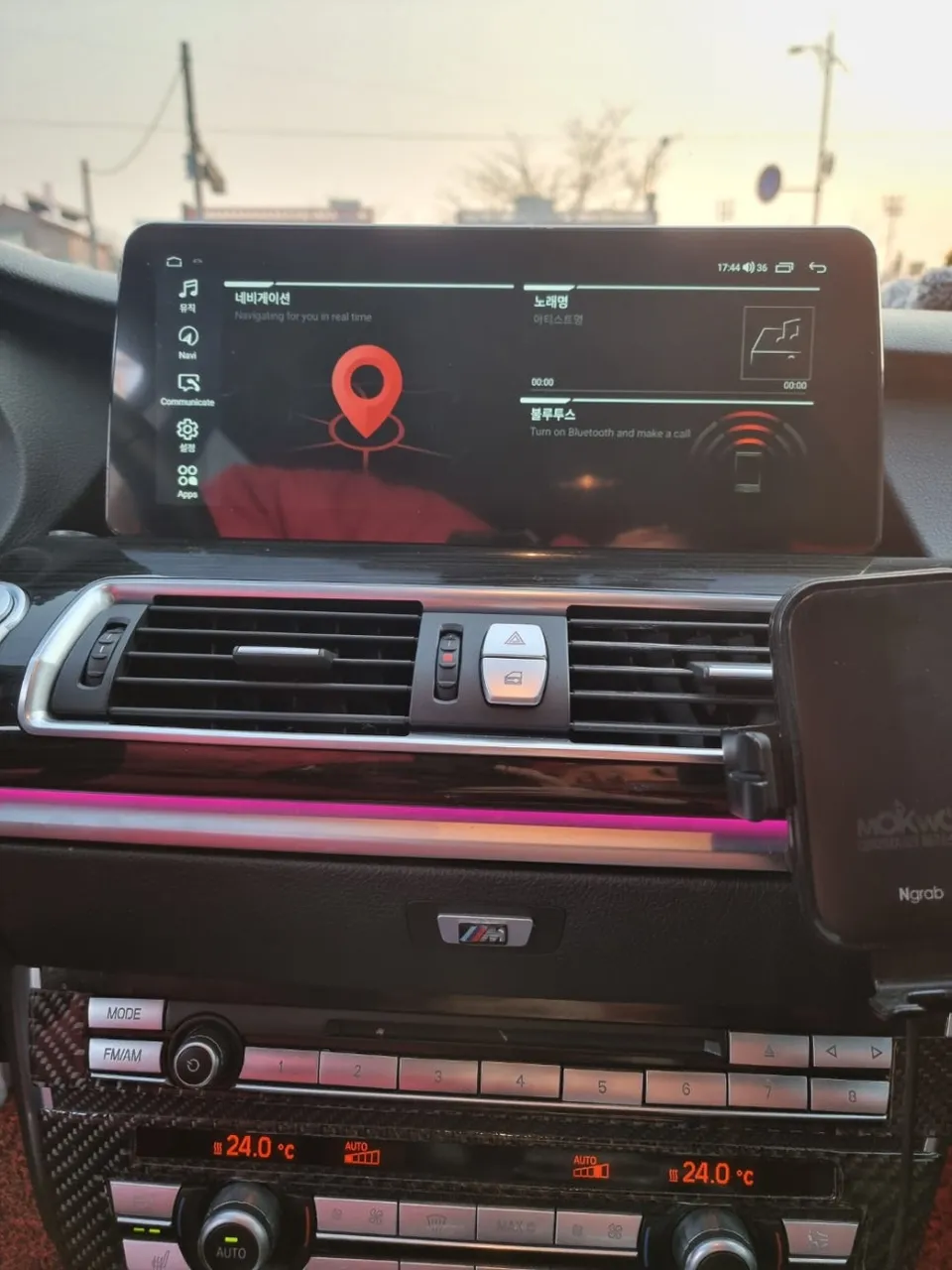 BMW 5GT F07 android system - BMW F07 Android Auto Head Unit Review — 15-inch Upgrade & M-Steer photo 4