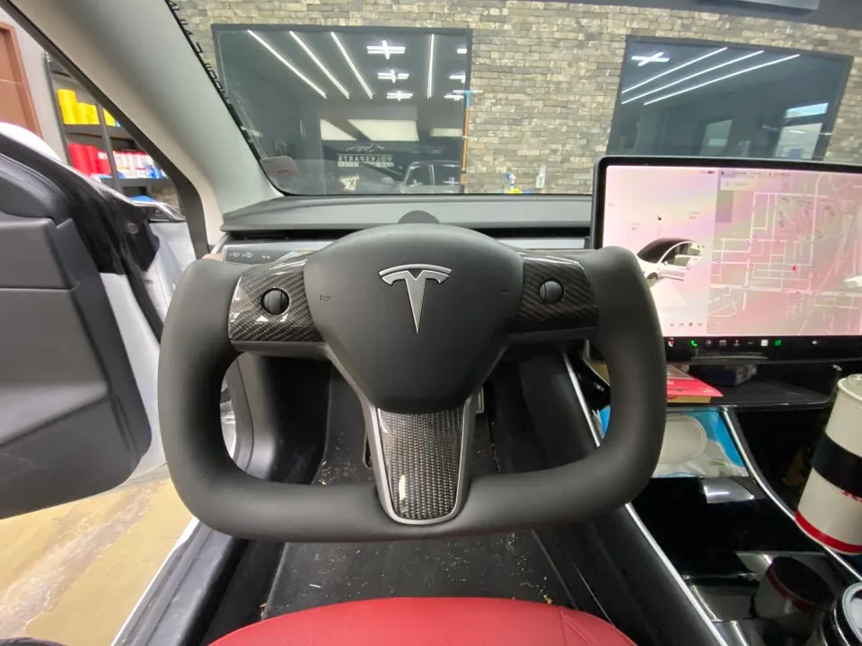 Tesla Model 3 steering wheel - Tesla Model 3 Custom Steering Wheel Upgrade Review photo 5