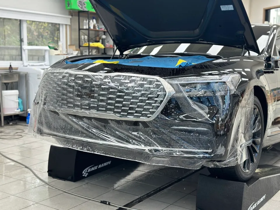 Kia K900のPPF施工事例｜費用目安と仕上がり 施工写真 3-2