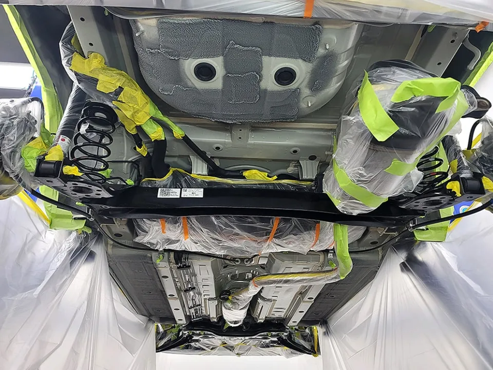 Hyundai Casper soundproofing installation result
