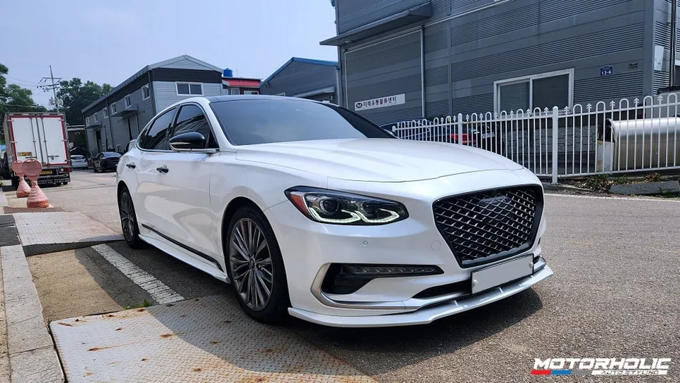 Hyundai Grandeur IG Body Kit Review: Zest Full Set Installation photo 2