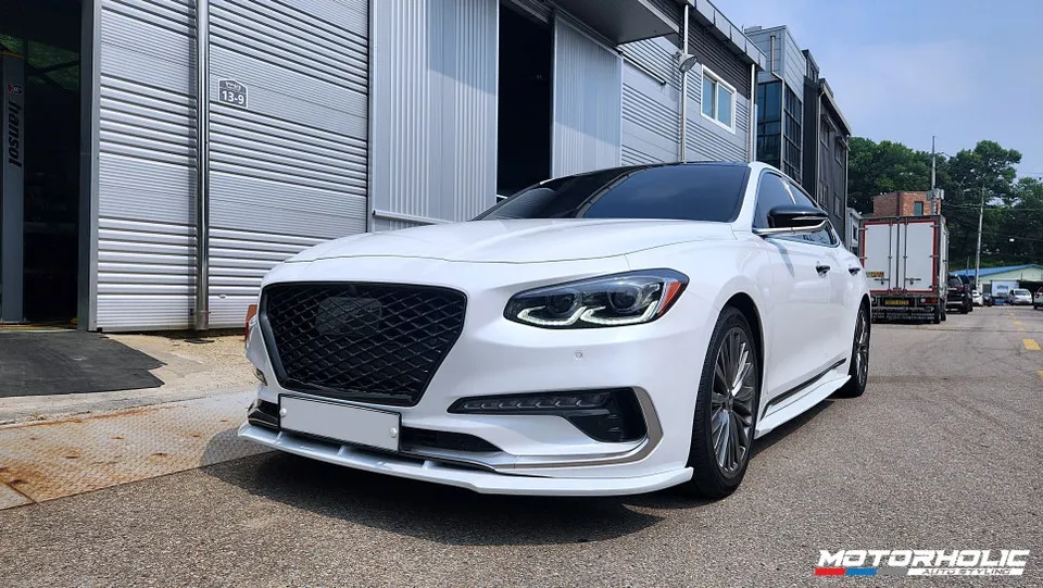 Hyundai Grandeur IG body kit - Hyundai Grandeur IG Body Kit Review: Zest Full Set Installation photo 3