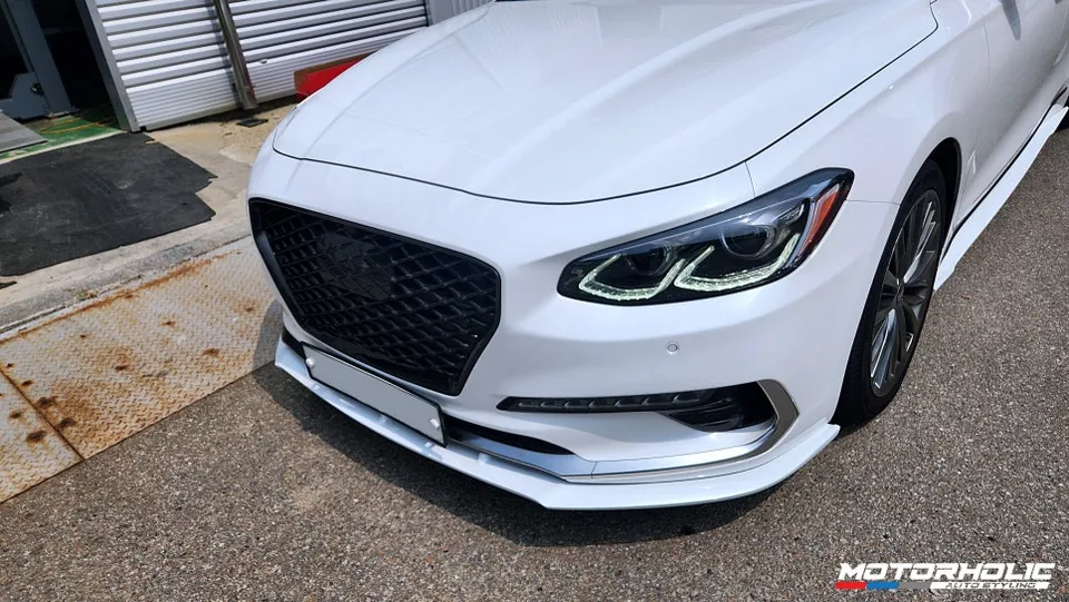 Hyundai Grandeur IG body kit - Hyundai Grandeur IG Body Kit Review: Zest Full Set Installation photo 4