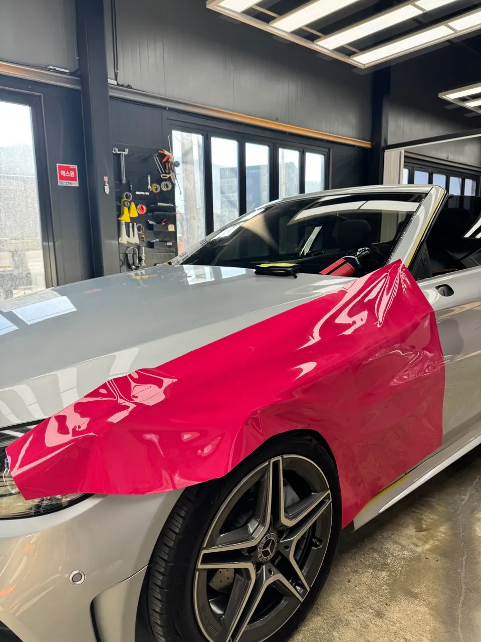 Mercedes-Benz C-Class Cabriolet vinyl wrap - Mercedes-Benz C-Class Cabriolet Vinyl Wrap Review — Color Change photo 3
