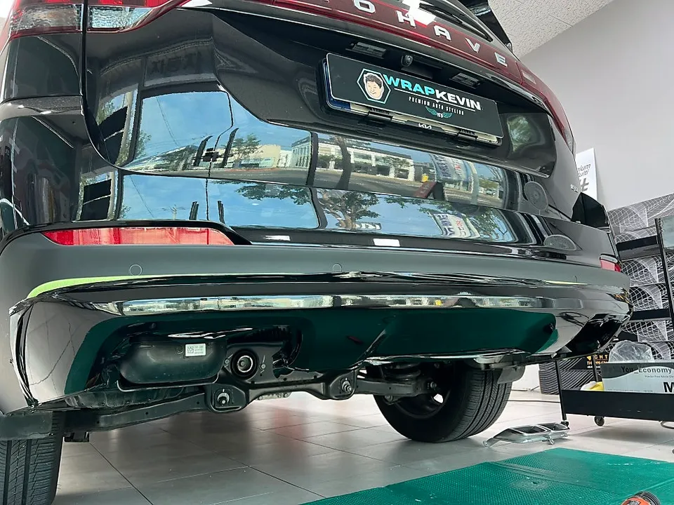Kia Mohave The Masterのカーラッピング事例 施工写真 3-2