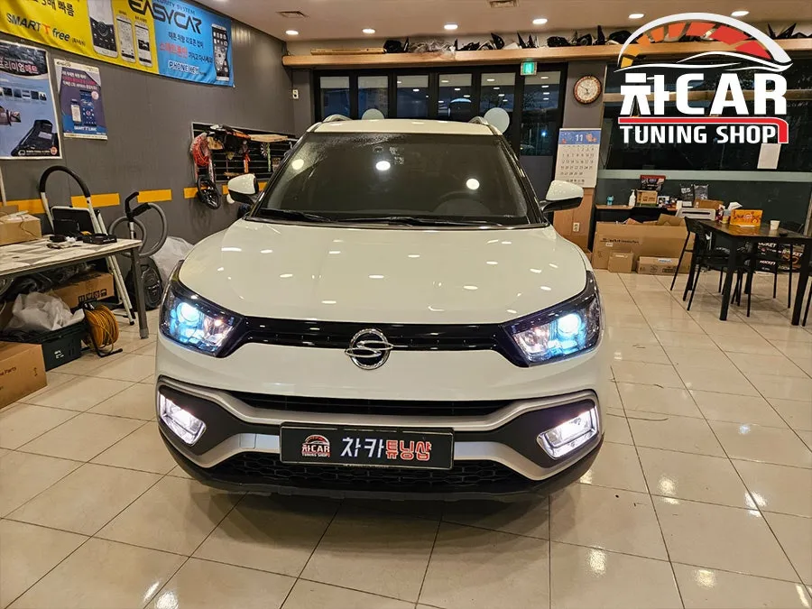 SsangYong Tivoli Air Auto Light Upgrade Review Before