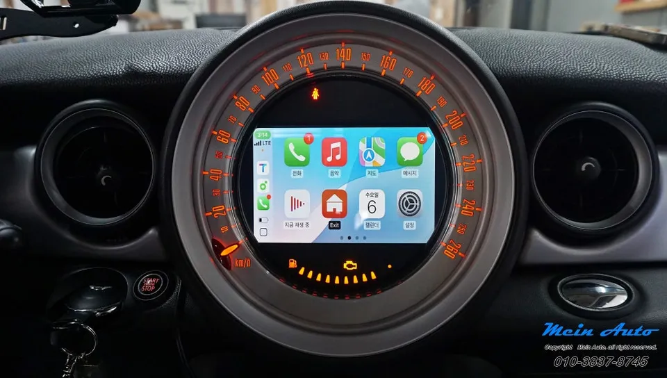 Porsche 911のAndroid Auto・CarPlay取付事例 施工写真 2-2