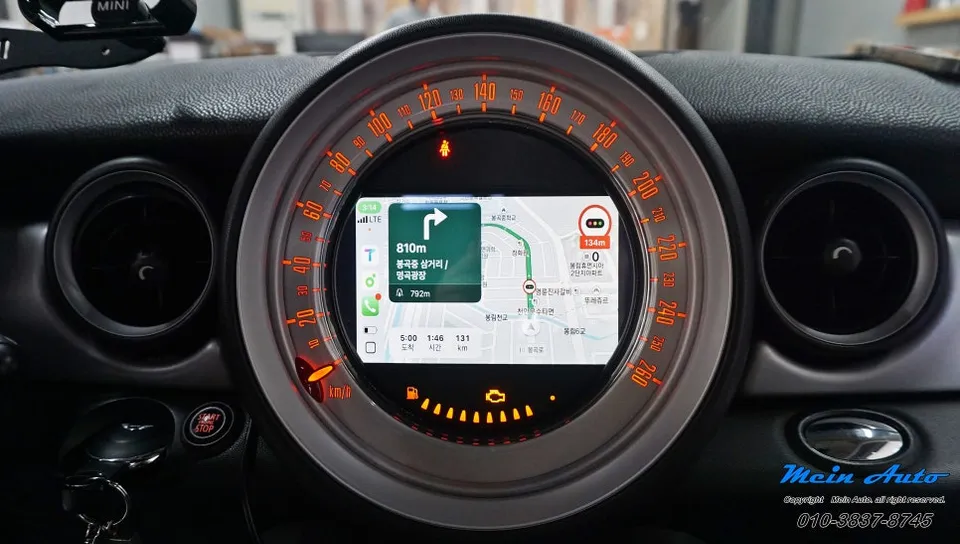 Porsche 911のAndroid Auto・CarPlay取付事例 施工写真 3-2