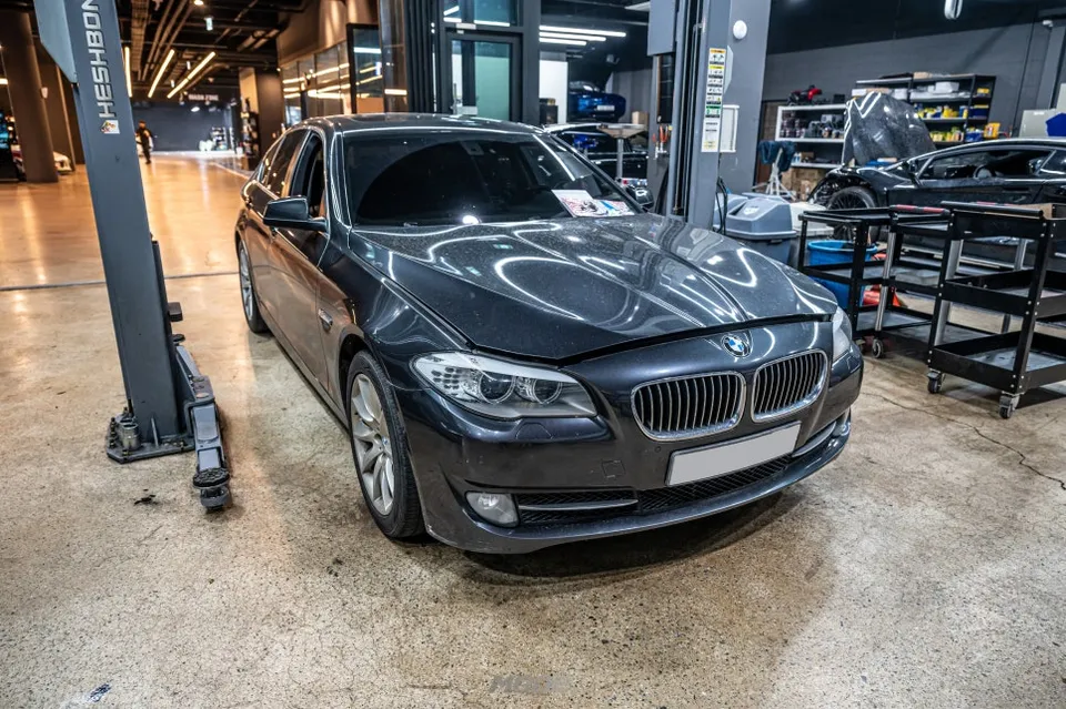 BMW 5 Series body repair installation result