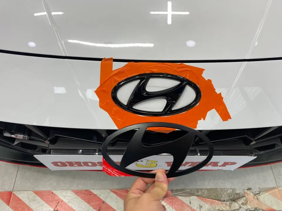 Hyundai Elantra Nのカーラッピング事例|費用目安・仕上がり 施工写真 3-2