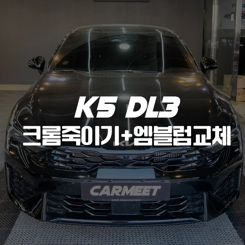Kia K5 DL3 Vinyl Wrap Review — Chrome Delete & Emblem Swap