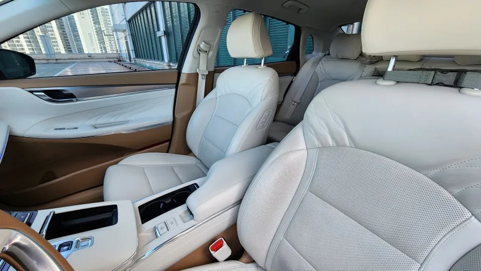Hyundai Grandeur IG seat ventilation installation result
