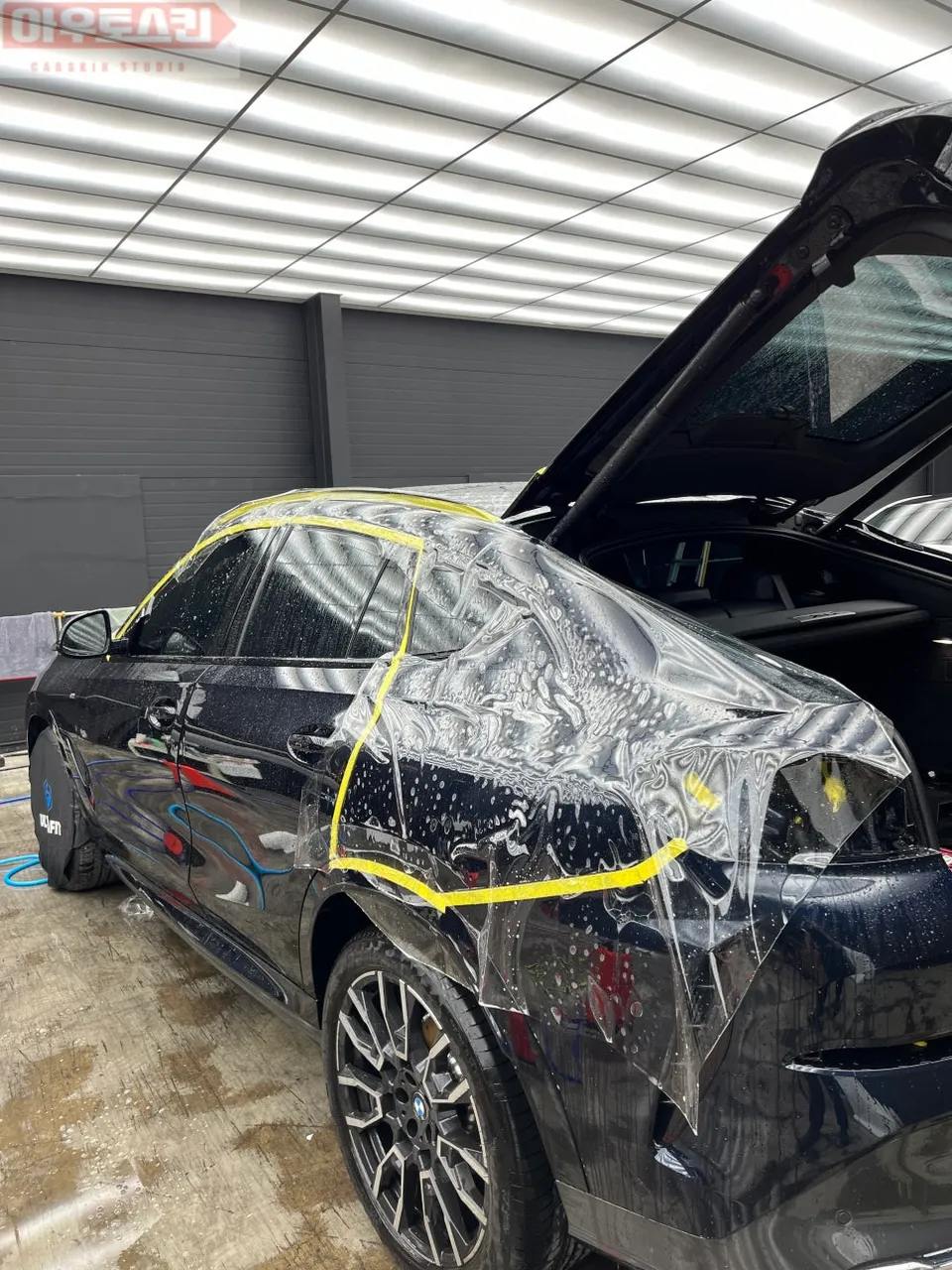 BMW X6のPPF施工事例|韓国での実例紹介 施工写真 2-1