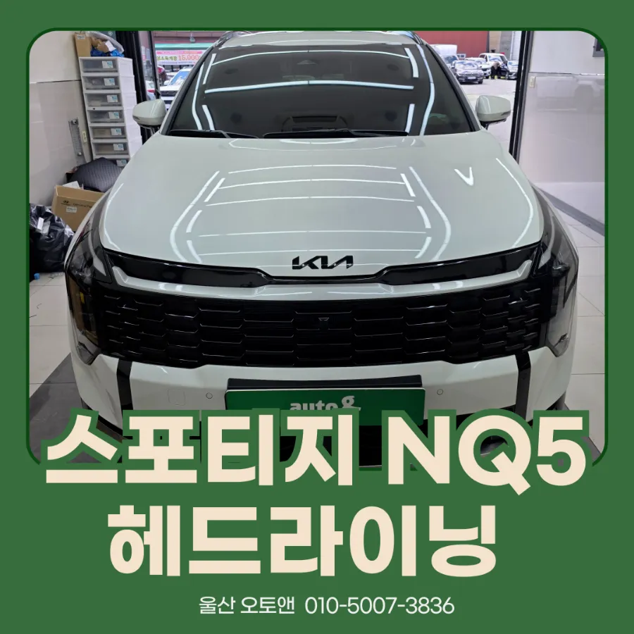 Kia Sportage NQ5 interior customization installation result