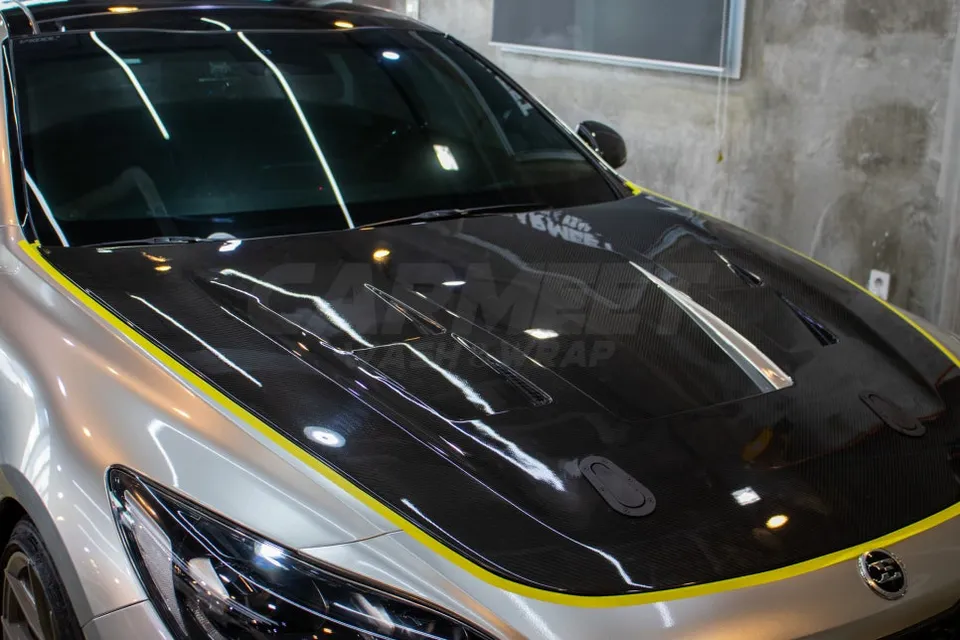 Kia Stingerのカーラッピング事例|費用目安・仕上がり 施工写真 2-2