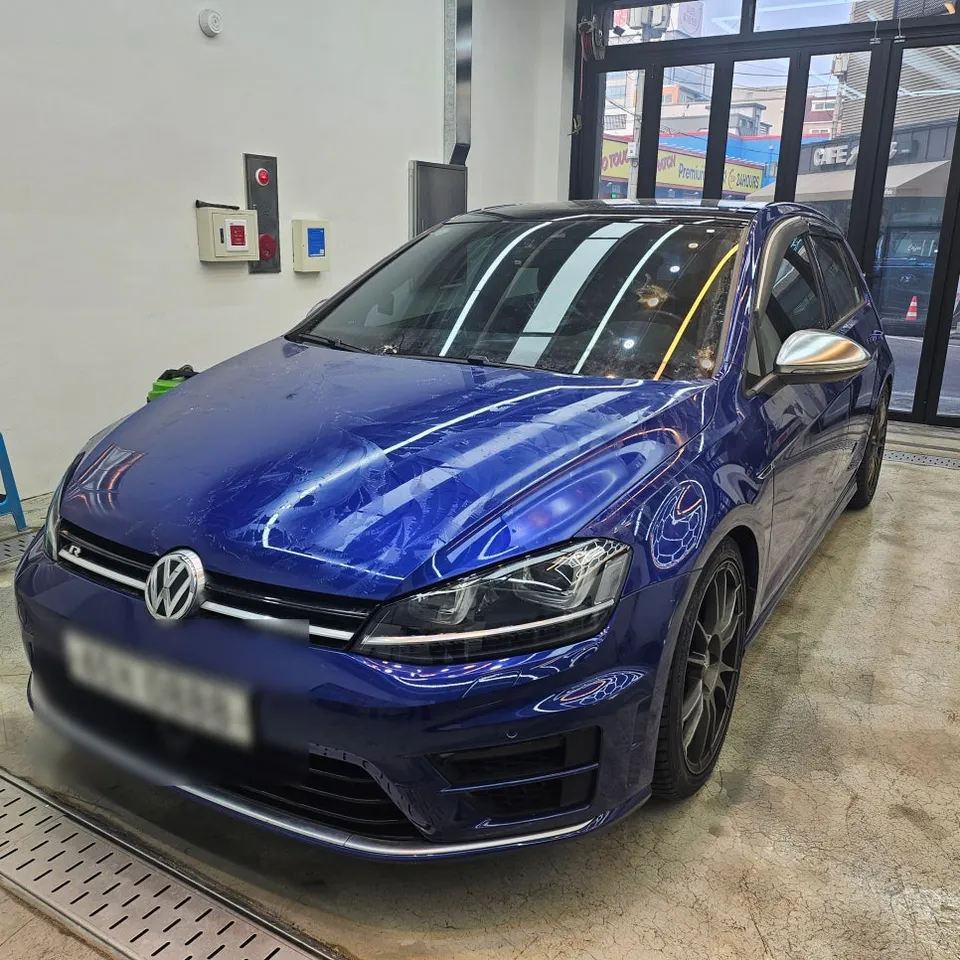 Volkswagen Golf 7th GenのPPF除去事例|10年経過後の状態 施工写真 4-2