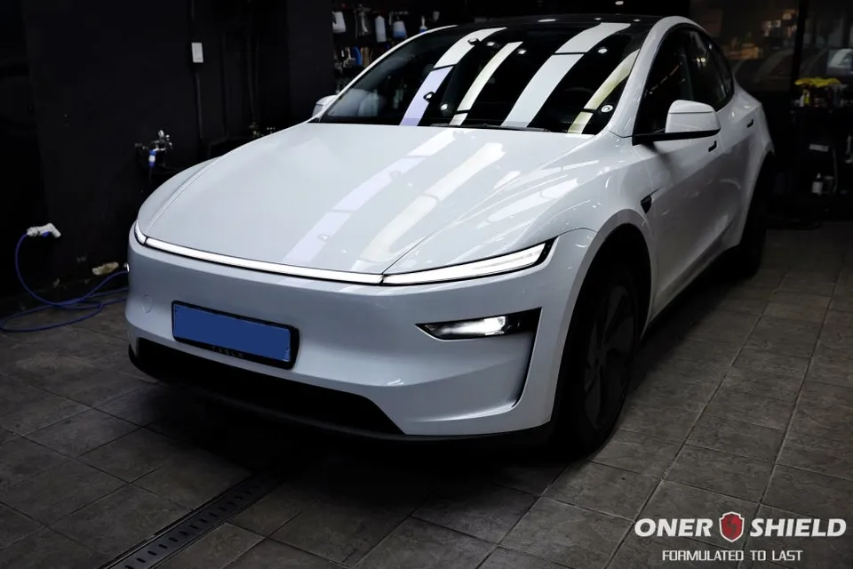 Tesla Model Y new car package installation result