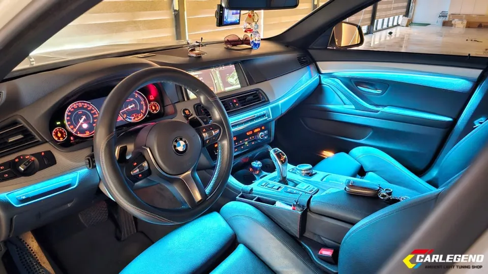 BMW 5 Series F10 ambient lighting - BMW 5 Series F10 Ambient Lighting Upgrade: Nighttime Ambiance Tra photo 5