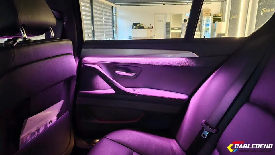 BMW 5 Series F10 ambient lighting - BMW 5 Series F10 Ambient Lighting Upgrade: Nighttime Ambiance Tra photo 7