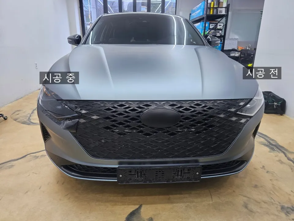 Hyundai Azeraのカーラッピング事例|費用目安・仕上がり 施工写真 3-3