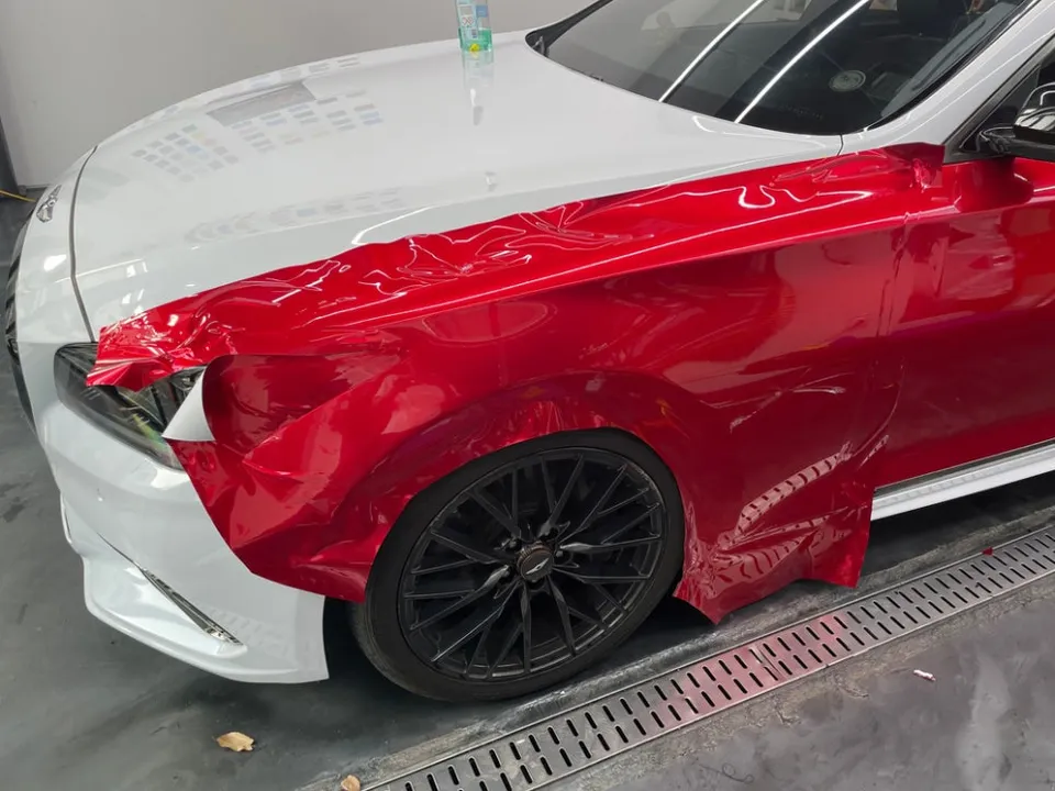 Genesis G80のガラスコーティング事例|韓国での施工例 施工写真 1-3
