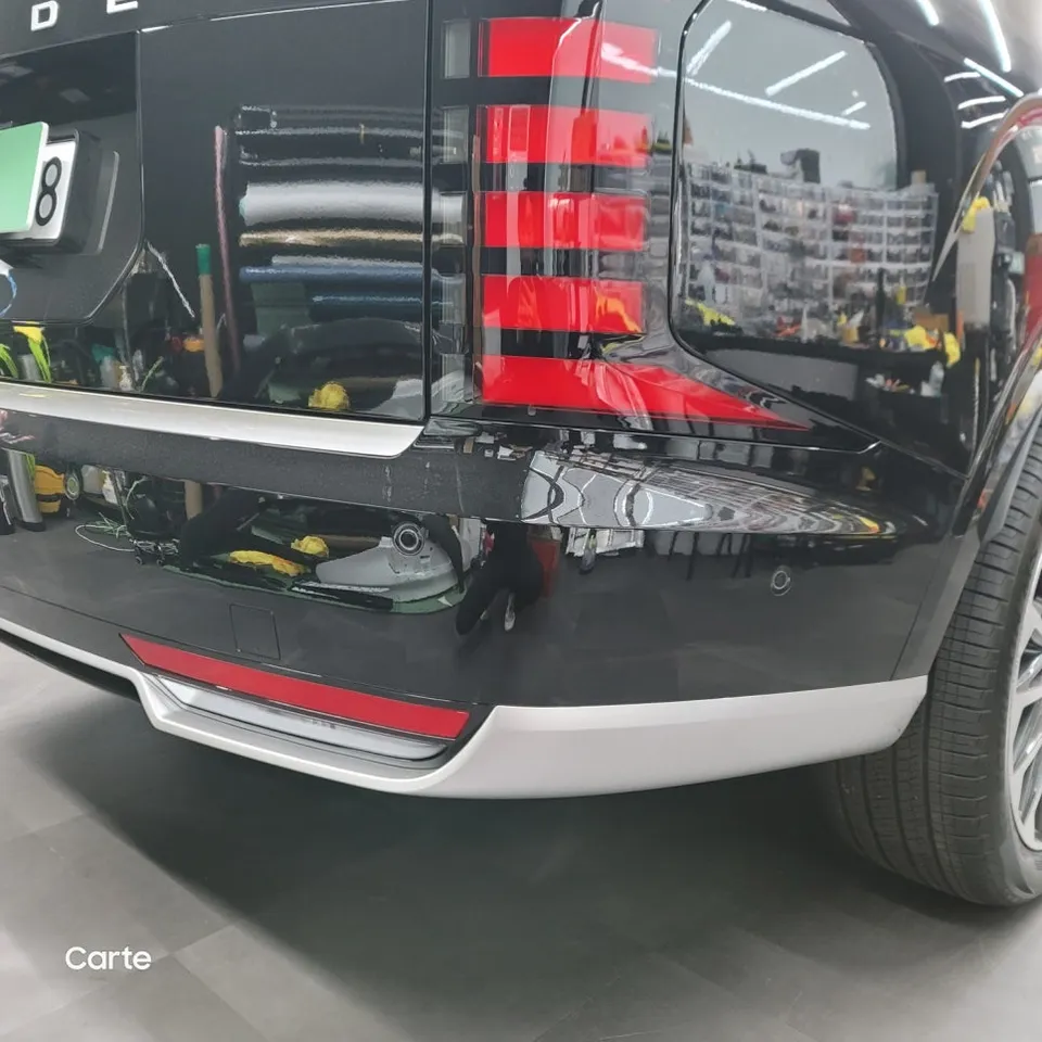 Hyundai Palisade LX3のカーラッピング事例|クローム除去で激変 施工写真 1-2