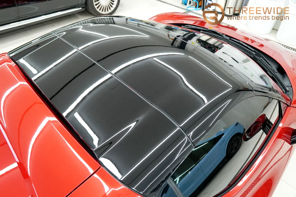 Ferrari 296 GTS PPF施工事例|費用目安・仕上がり 施工写真 1-2