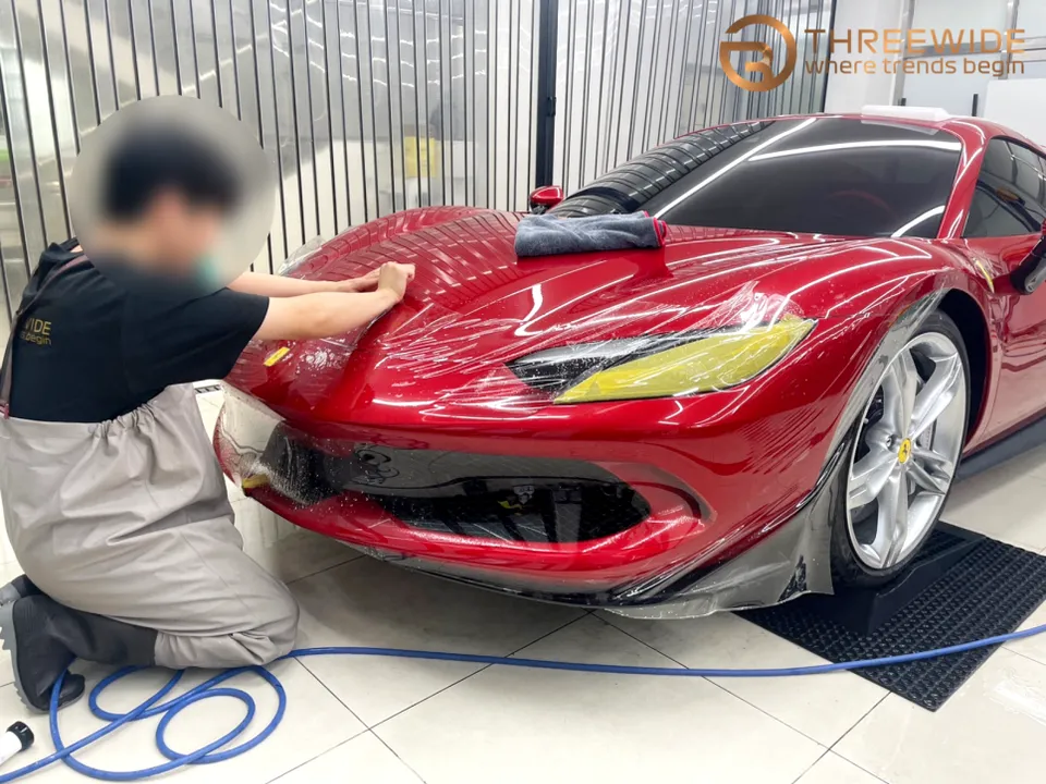 Ferrari 296 GTS PPF施工事例|費用目安・仕上がり 施工写真 2-2