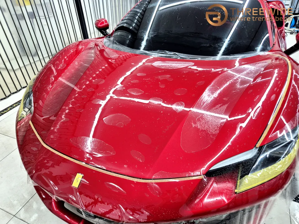 Ferrari 296 GTS PPF施工事例|費用目安・仕上がり 施工写真 3-2