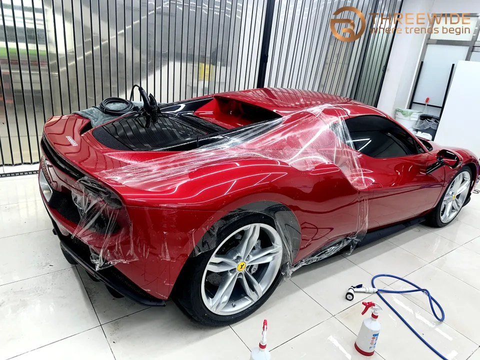 Ferrari 296 GTS PPF施工事例|費用目安・仕上がり 施工写真 3-3