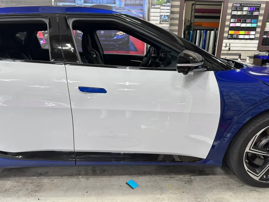 Kia EV6 vinyl wrap - Kia EV6 GT Vinyl Wrap Review: Brooklyn Grey Upgrade photo 5