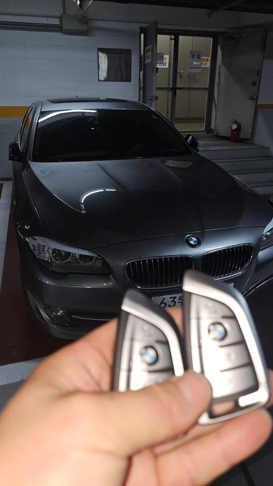 BMW 5 Series F10 oem options installation result