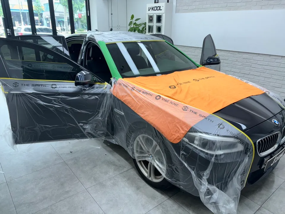 BMW 5 Seriesのカーフィルム施工事例|費用目安・仕上がり 施工写真 2-3