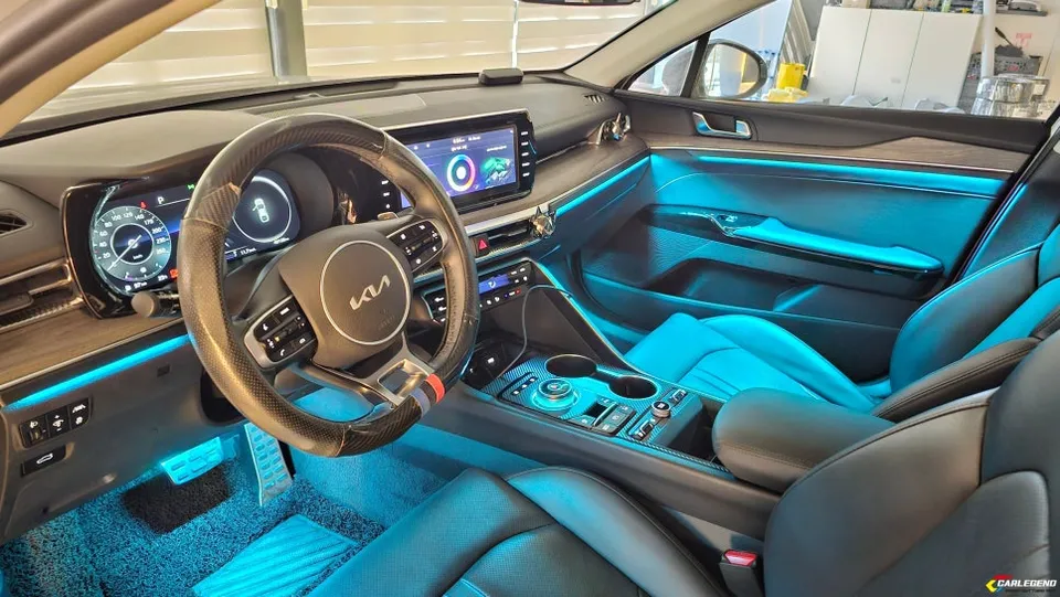 Kia K5 DL3 ambient lighting - Kia K5 DL3 Ambient Lighting Upgrade: Enhanced Interior LEDs photo 4