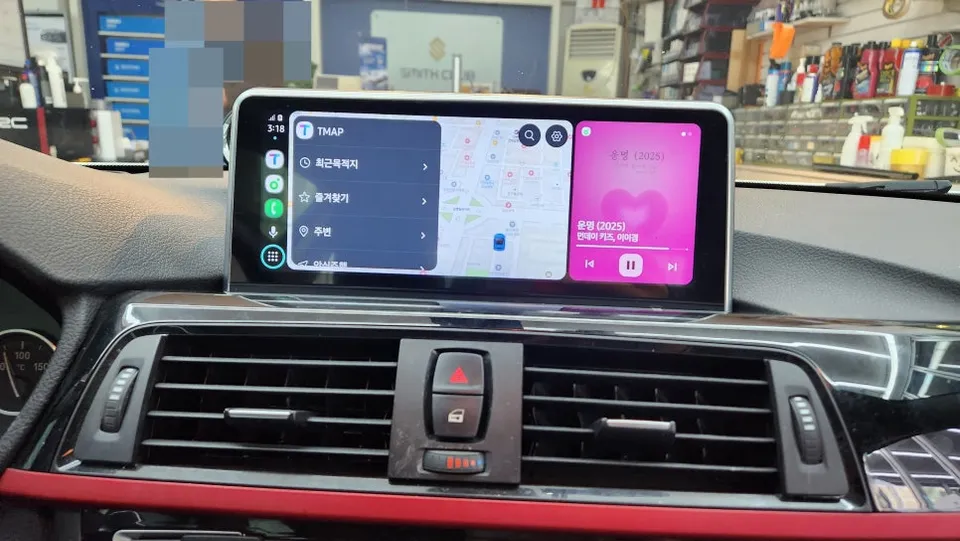 BMW 4 SeriesのAndroid Auto・CarPlay取付事例 施工写真 1-2