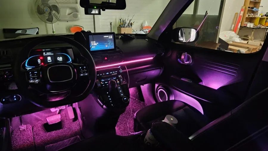 Hyundai Casper ambient lighting - Hyundai Casper Ambient Lighting Review: Enhanced Interior Mood photo 4