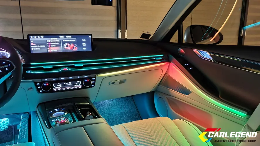 Genesis G80 RG3 ambient lighting - Genesis G80 Ambient Lighting Review: Elevate Your Interior Mood photo 5