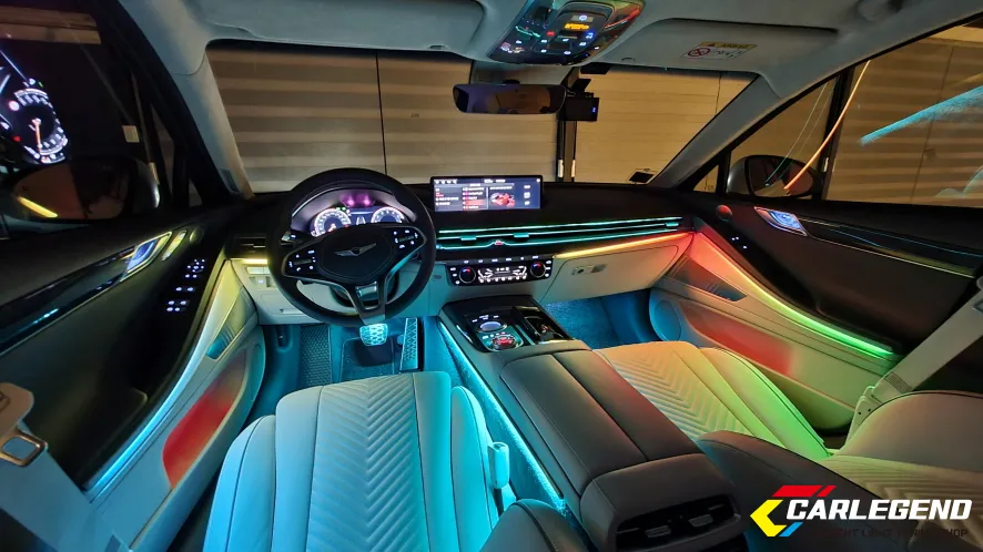 Genesis G80 RG3 ambient lighting - Genesis G80 Ambient Lighting Review: Elevate Your Interior Mood photo 6