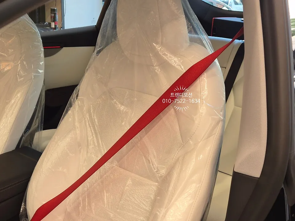 Tesla Model Y interior customization - Tesla Model Y Juniper Interior Customization: Color Seatbelts photo 4