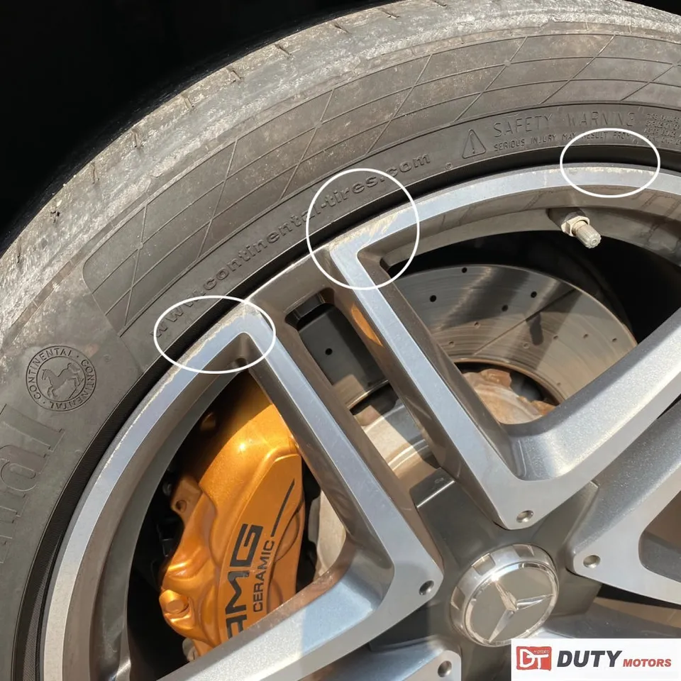 Mercedes-Benz S63 AMG wheel repair - Mercedes-Benz S63 AMG Wheel Repair Review - Curb Rash Fix photo 3