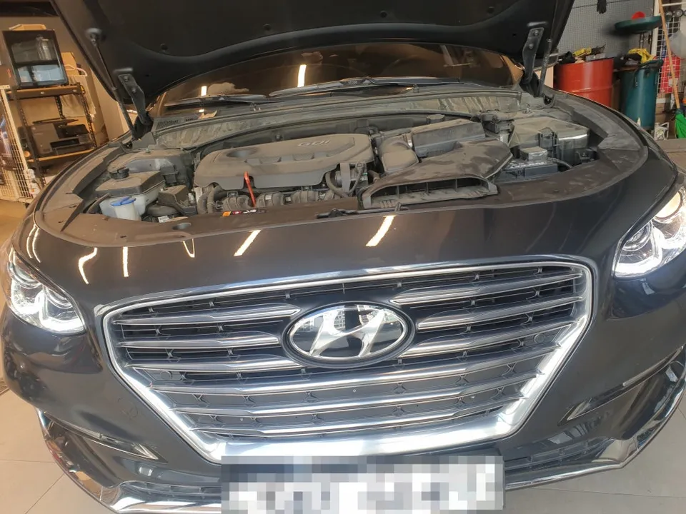 Hyundai Grandeur IG lighting upgrade installation result