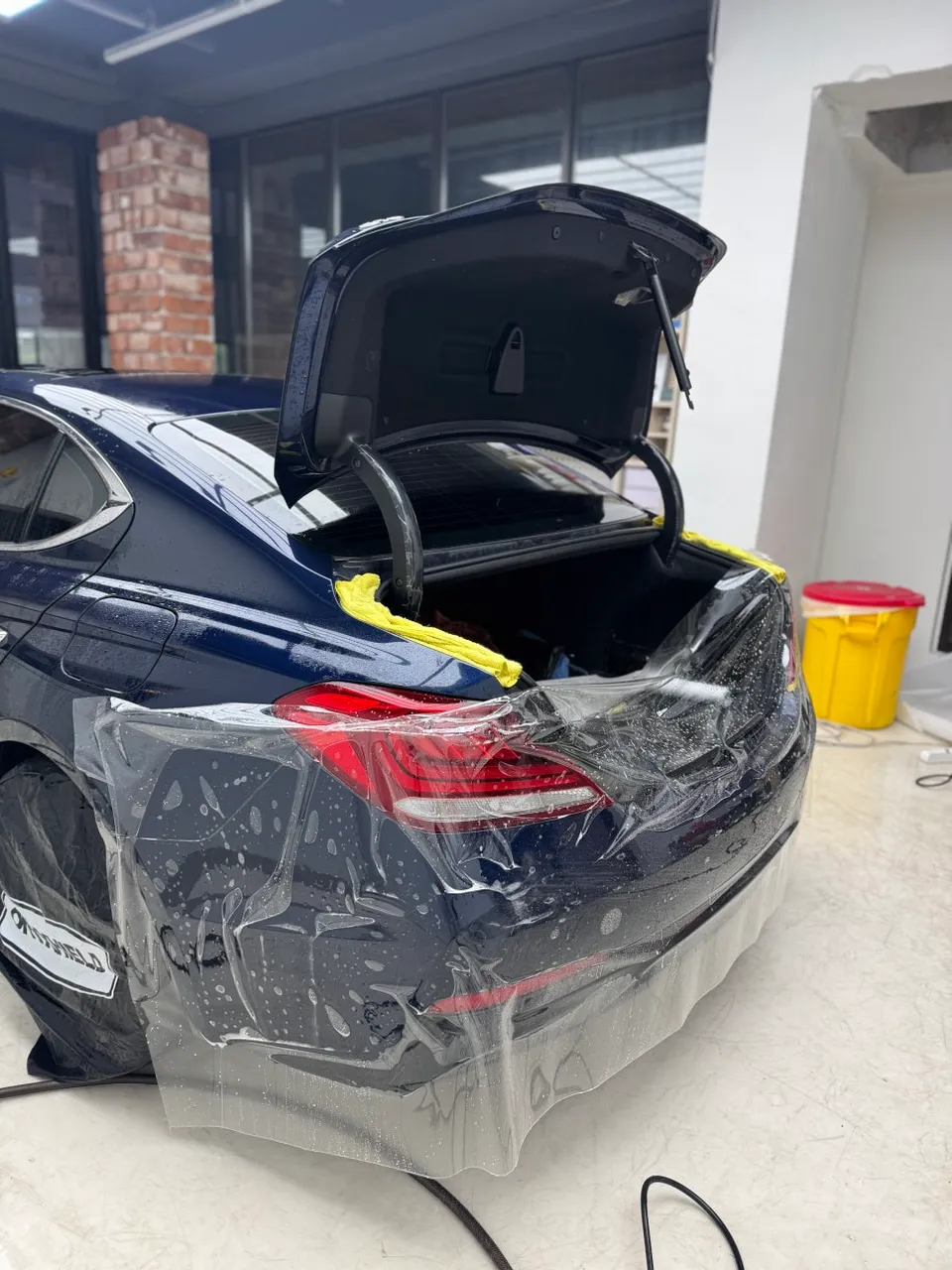 Genesis G70 PPF施工事例|費用目安と仕上がり 施工写真 2-1