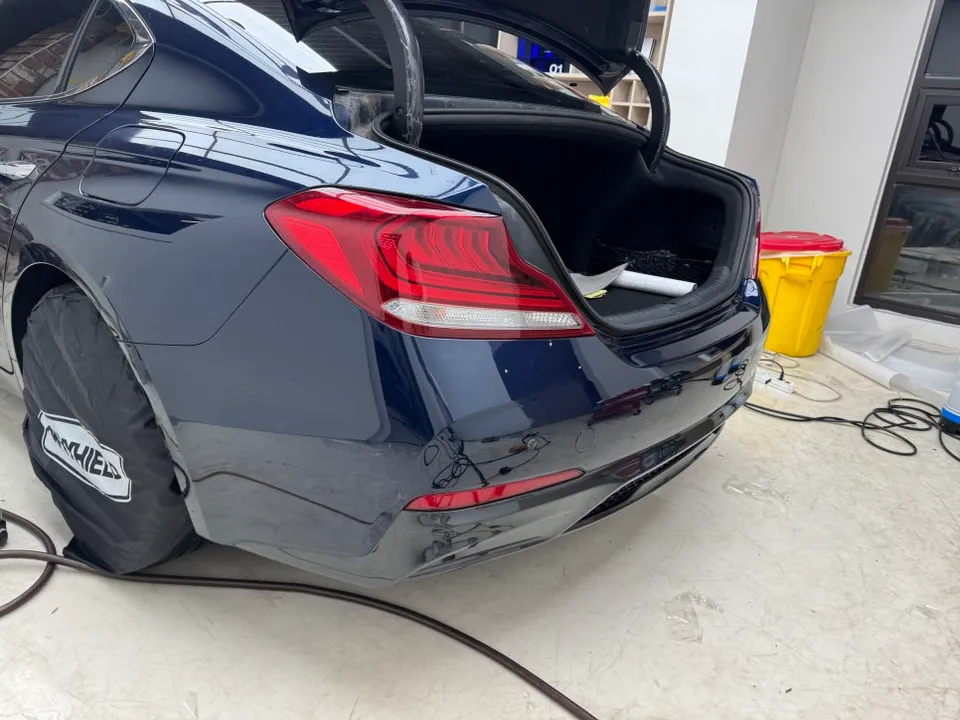 Genesis G70 PPF施工事例|費用目安と仕上がり 施工写真 1-3