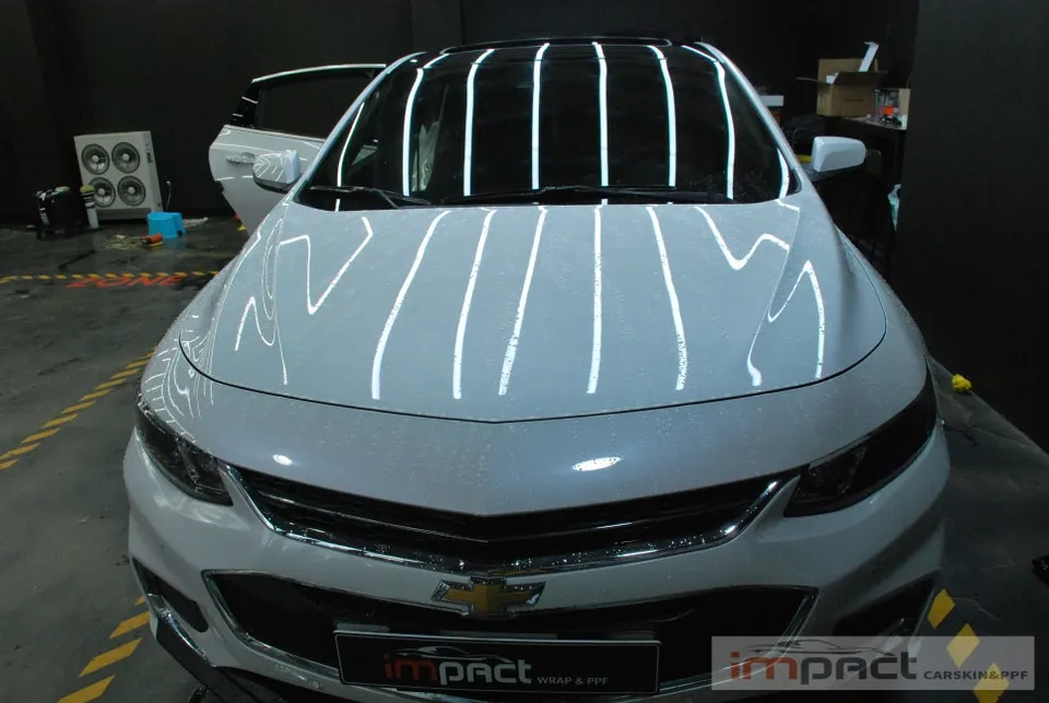 Chevrolet Malibuのカーラッピング事例|費用目安・仕上がり 施工写真 4-1