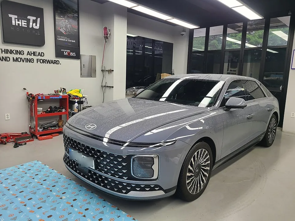 Hyundai Sonata DN8 body kit installation result