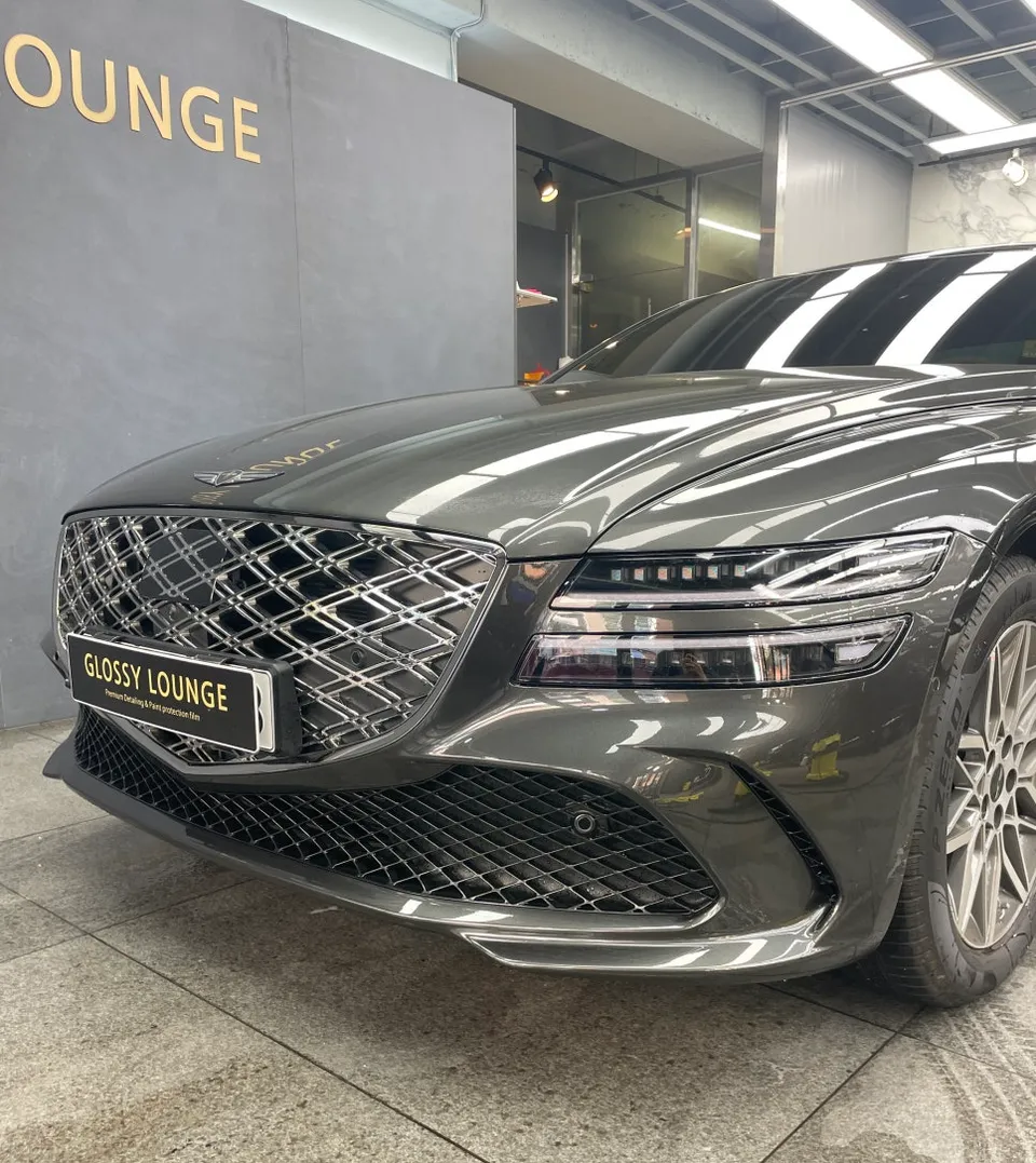 Genesis G80 PPF施工事例｜費用目安と仕上がり 施工写真 1-3