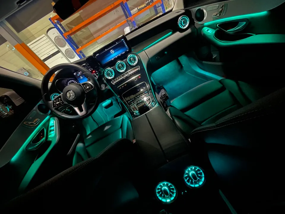 Mercedes-Benz C-Class W205 ambient lighting - Mercedes-Benz C-Class W205 Ambient Lighting Review — Cost photo 4
