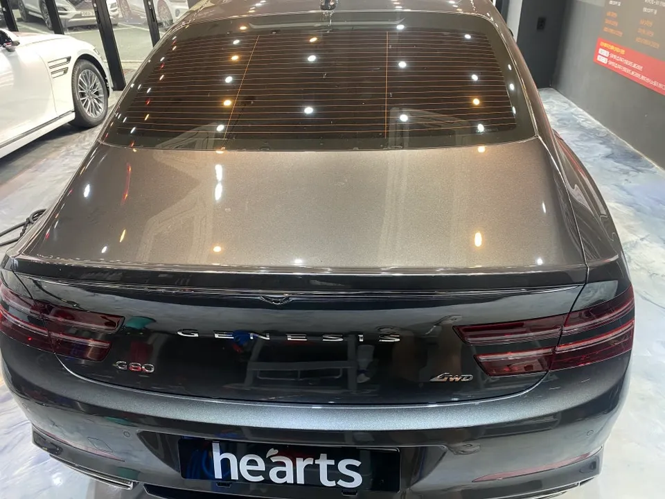 Genesis G80 ceramic coating installation result